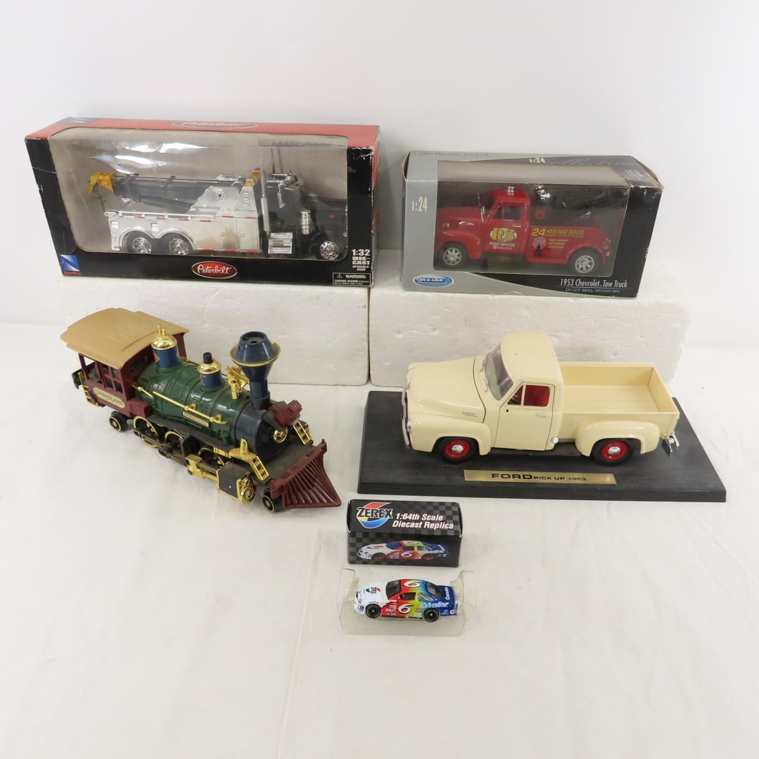 Die Cast Tow Truck, Semi, Train Engine & more (1 of 20)