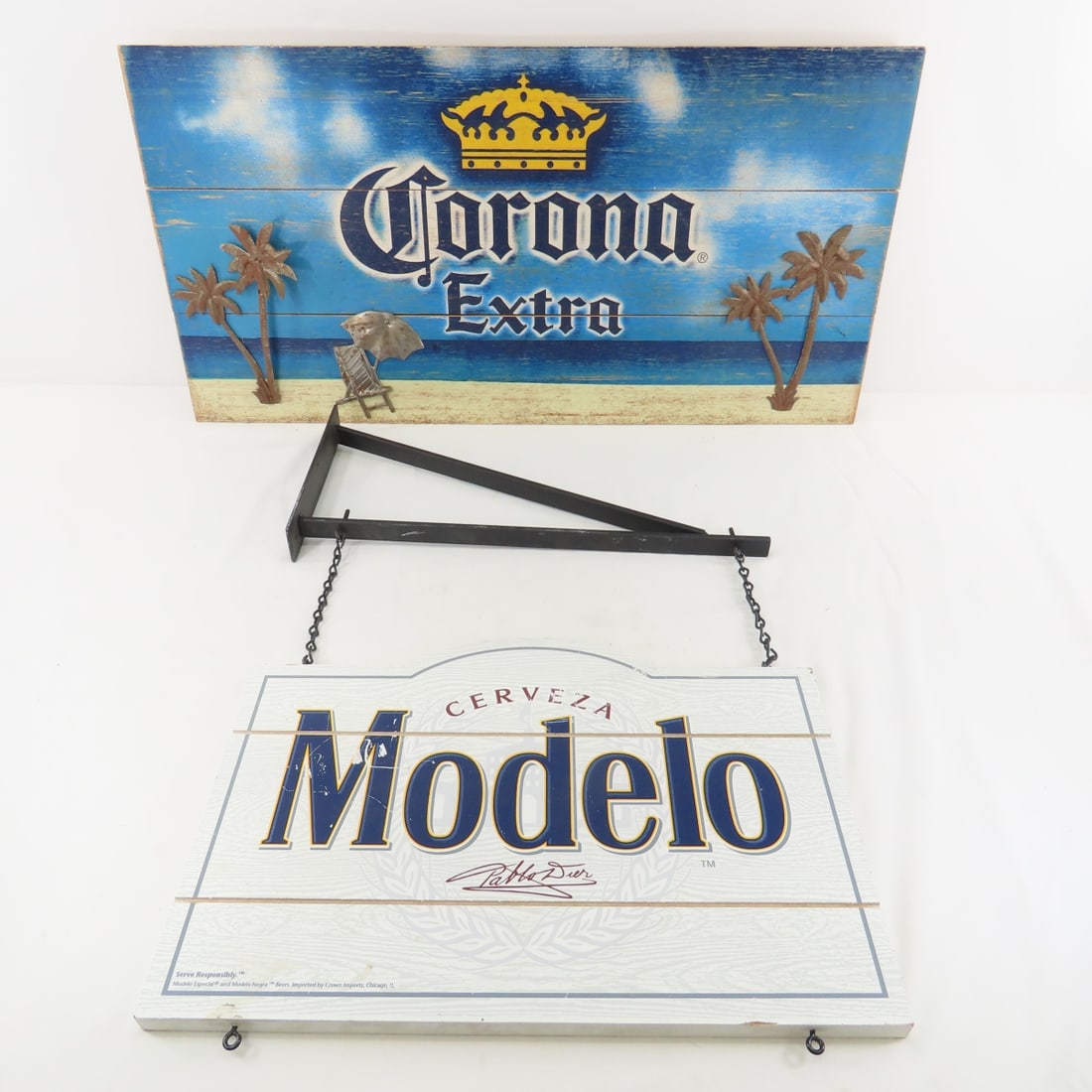 Corona & Modelo Beer Wooden Signs (1 of 15)