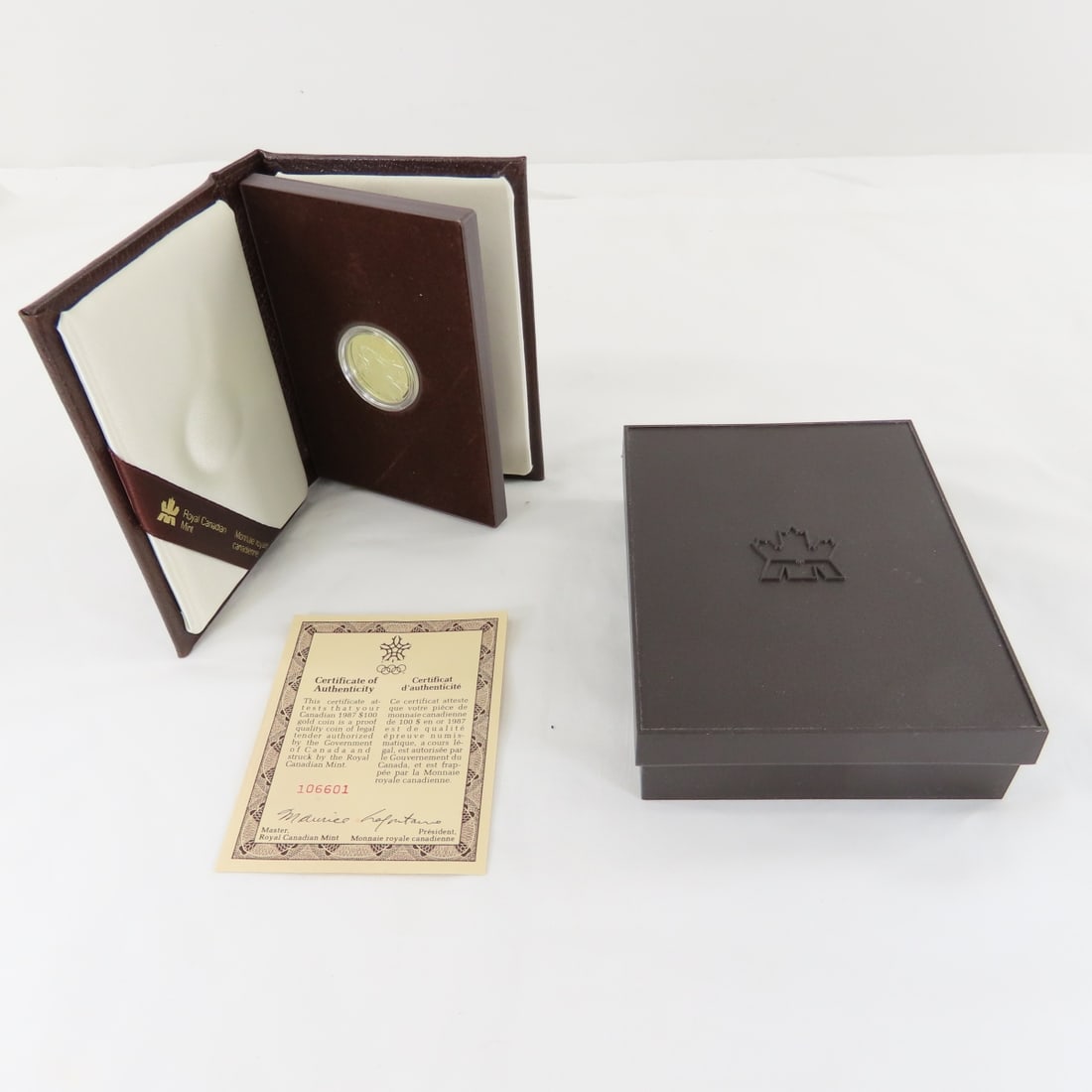 1987 Canada $100 1/4ozt Gold Olympic Torch (1 of 9)