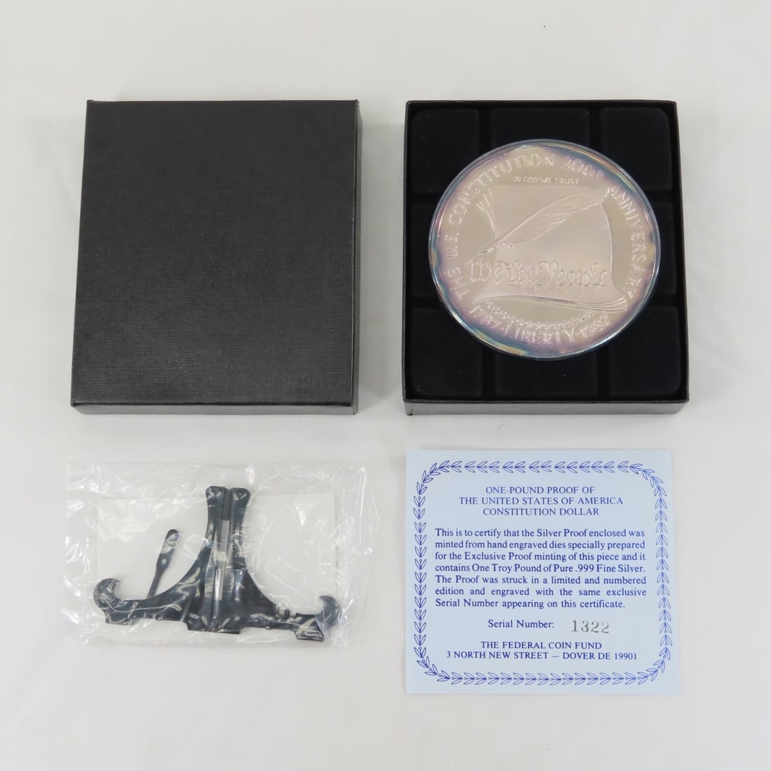 1 Troy Pound Silver Proof USA Constitution (1 of 6)