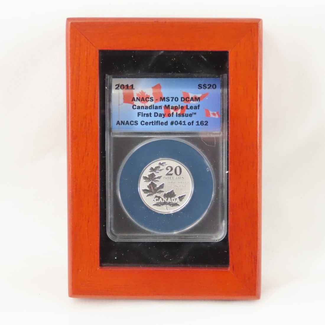 2014 $20 Silver Canada Maple Leaf ANACS MS70 (1 of 6)