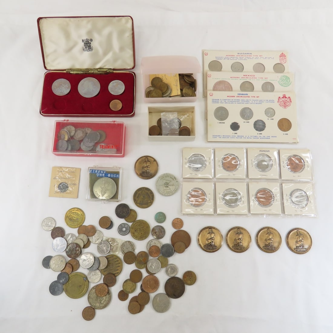 Collection of Foreign Coins & tokens (1 of 19)