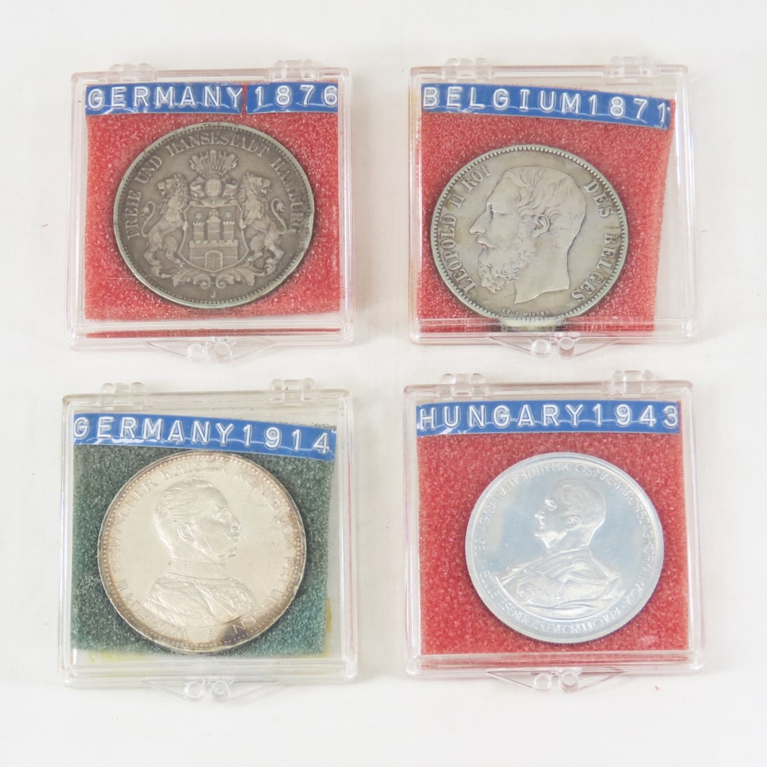 Germany 1878 & 1914. Belgium 1871, Hungary 1943 (1 of 5)