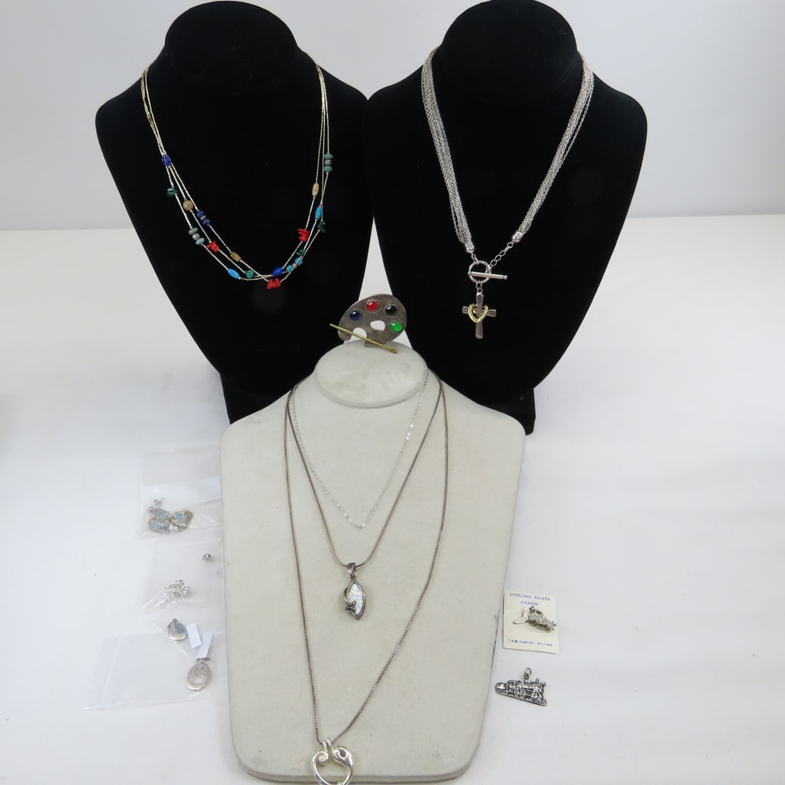 Sterling Silver Jewelry & Charms- some signed (1 of 12)