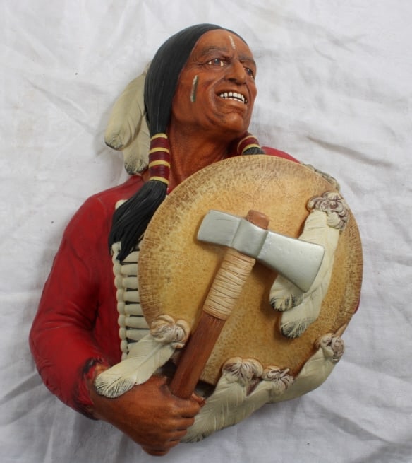 Bossons Chalkware Cheyenne Native American1967 (1 of 11)