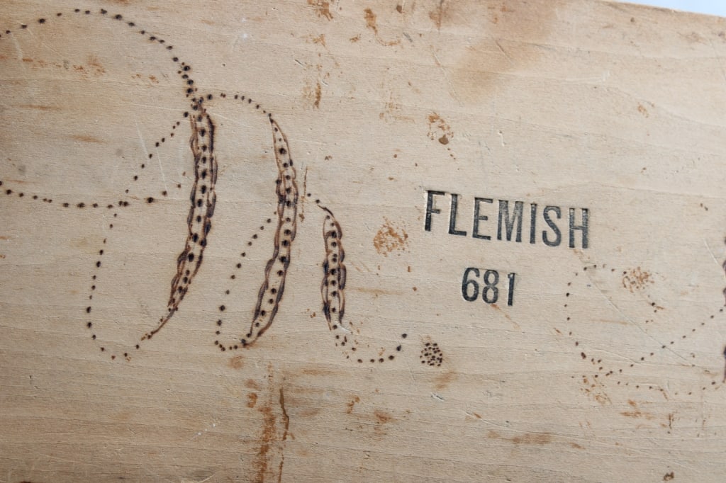 Wood Writing Desk, Flemish Floral Embossed Box and - 8