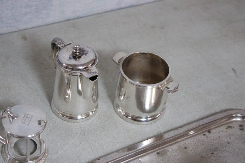 BR & CZ Railroad Dining Car Silver - 5