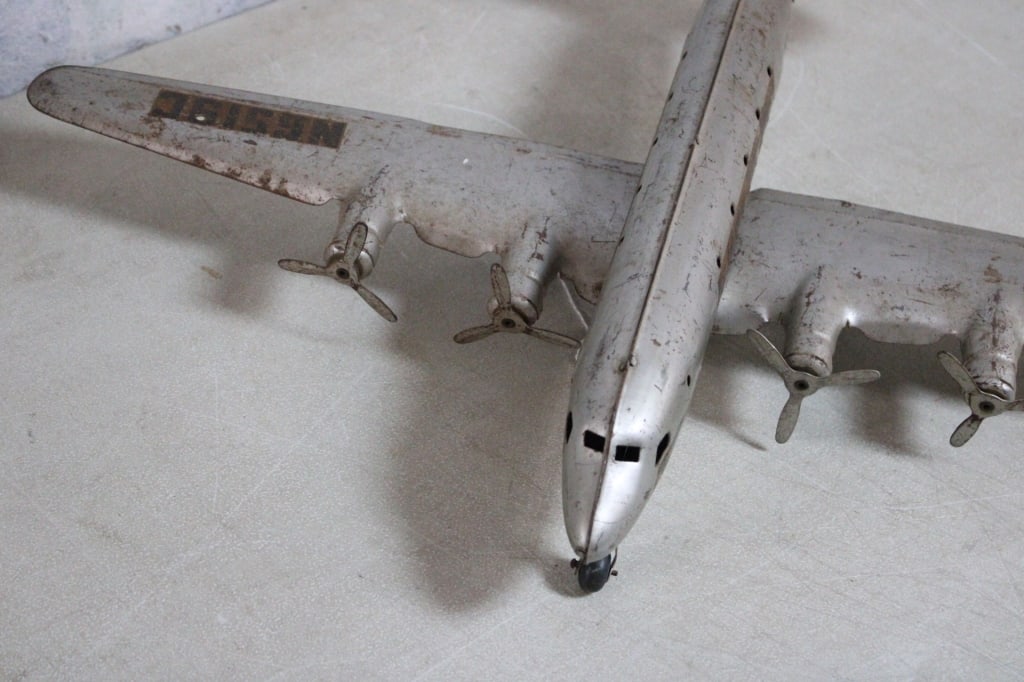 1950's Marx Pan American World DC-4 Plane - 3