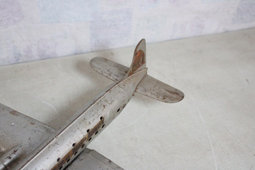 1950's Marx Pan American World DC-4 Plane - 5