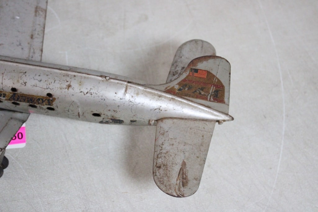 1950's Marx Pan American World DC-4 Plane - 6