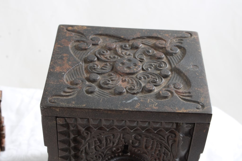 2 Antique Cast Iron Figural Banks - 2