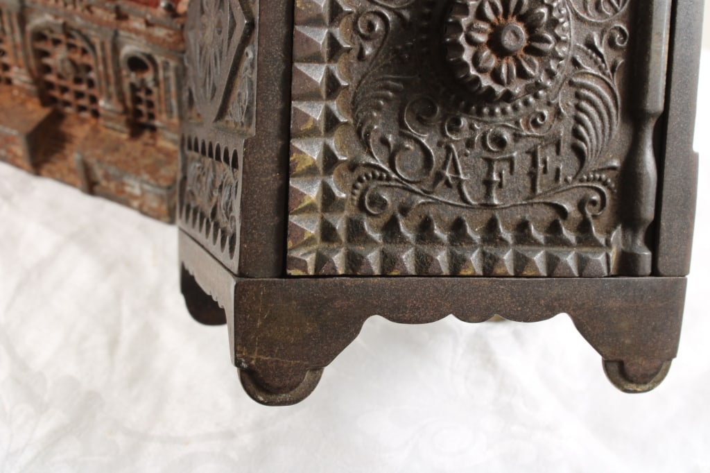 2 Antique Cast Iron Figural Banks - 5