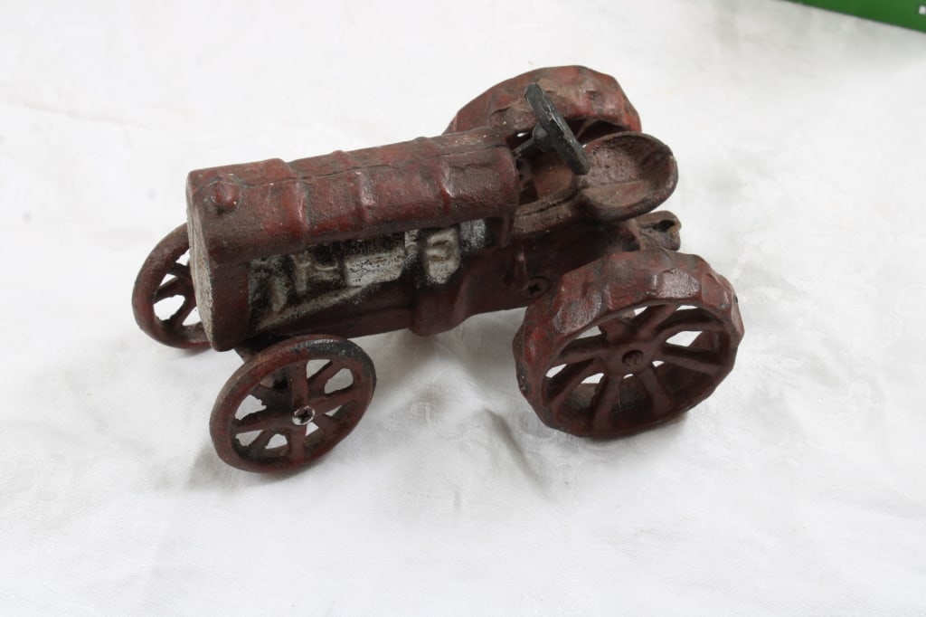 Cast Iron Fordson Tractor, 2 Diecast NIB Toys - 2