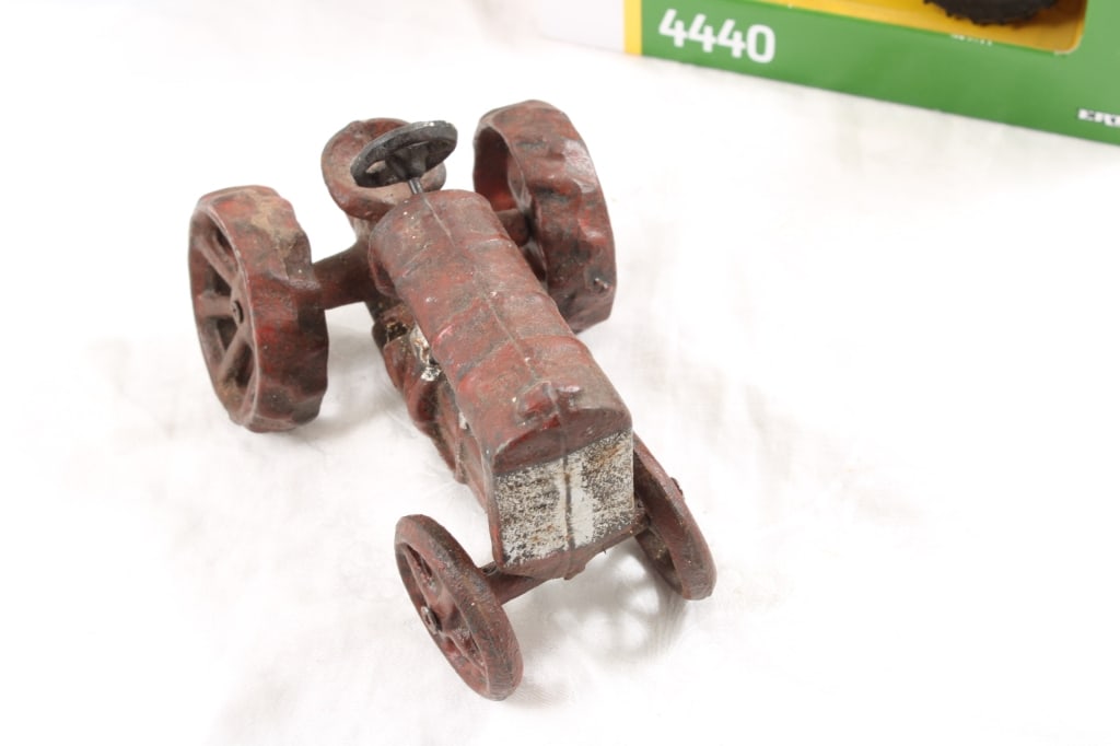 Cast Iron Fordson Tractor, 2 Diecast NIB Toys - 4