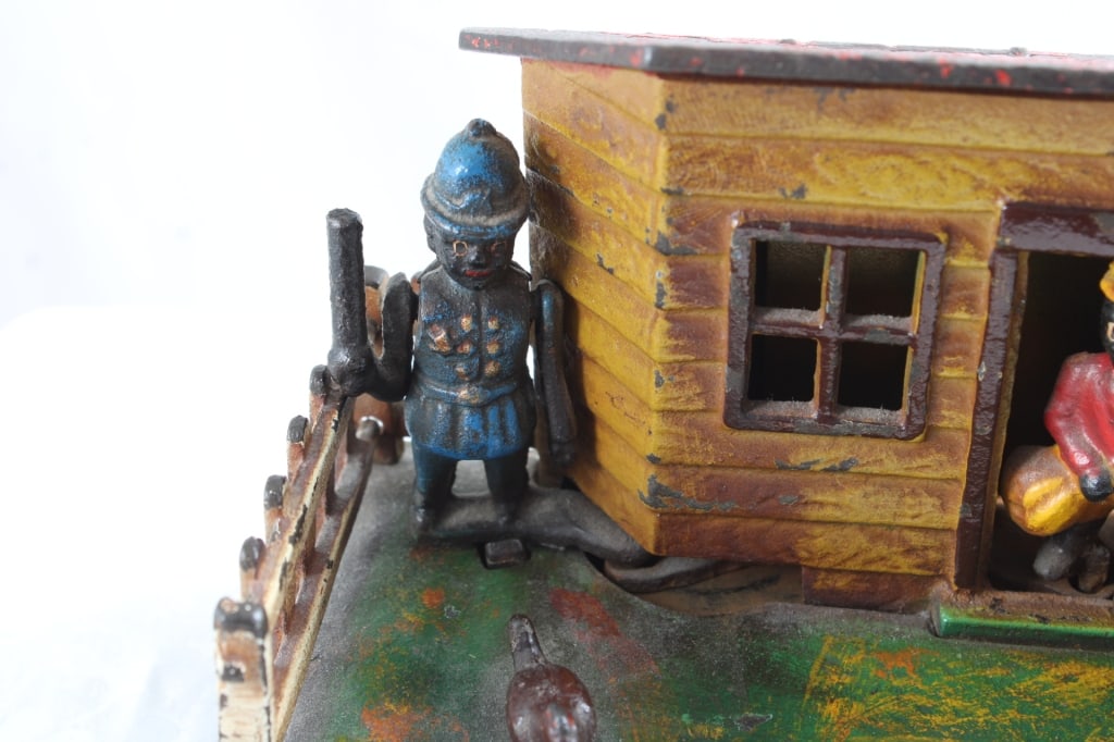Uncle Remus Mechanical Cast Iron Bank - 2