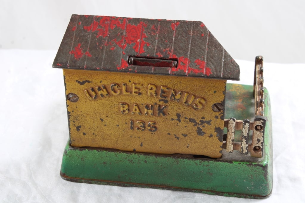 Uncle Remus Mechanical Cast Iron Bank - 8