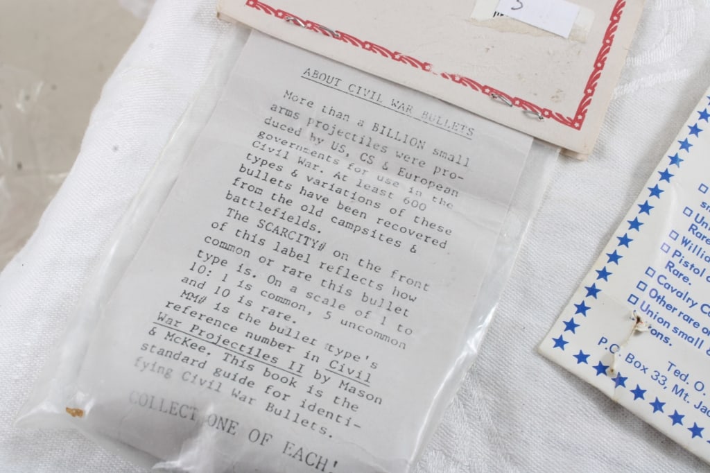 4 Confederate Civil War Relics - Minnie Balls - 12