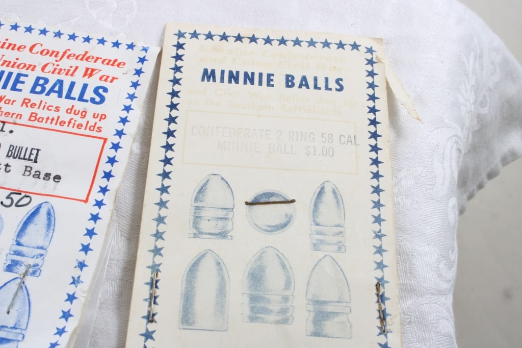 4 Confederate Civil War Relics - Minnie Balls - 9