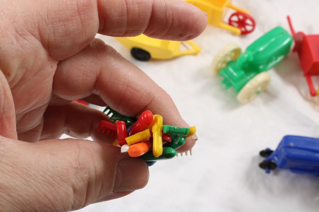 Renwal Plastic Cars, Trucks, Doll House Furniture - 12