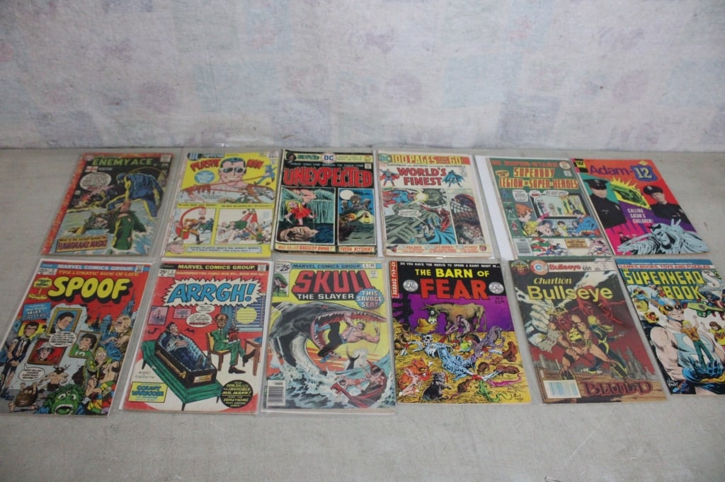 12 Marvel, DC, CAG, Charlton, Whitman Comic Books (1 of 13)