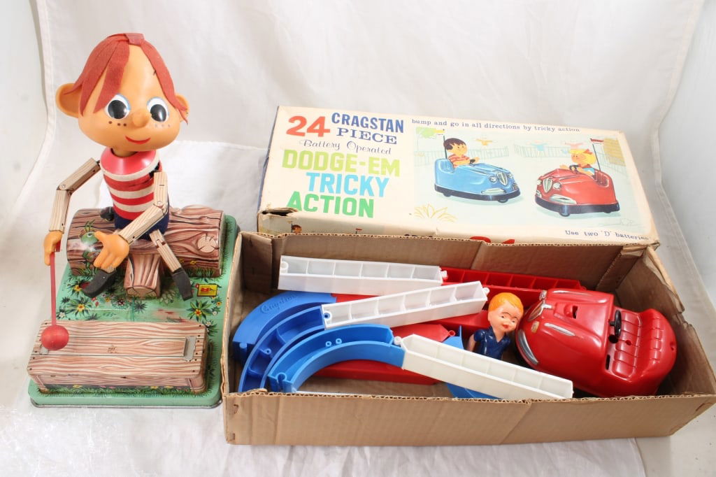 Dodge-Em Cars in Box, Battery Op Xylophone Player (1 of 20)