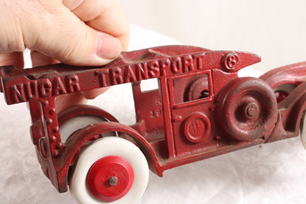 Hubley Nucar Transport Cast Iron Tractor Truck - 5