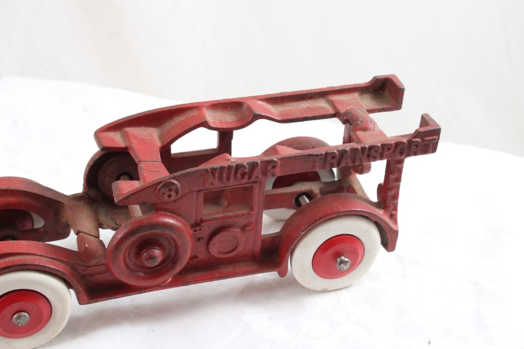 Hubley Nucar Transport Cast Iron Tractor Truck - 6