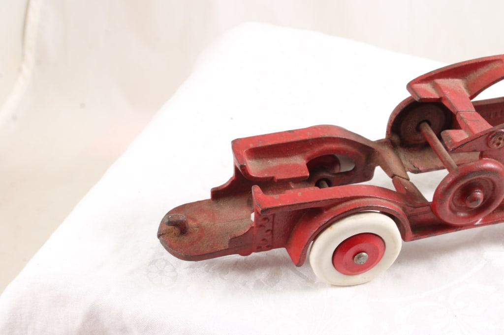 Hubley Nucar Transport Cast Iron Tractor Truck - 8