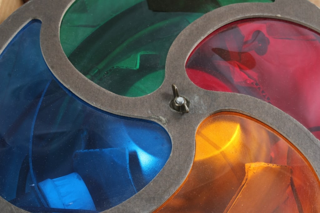 Vtg. Color Wheel for Aluminum X-mas Tree Works - 12