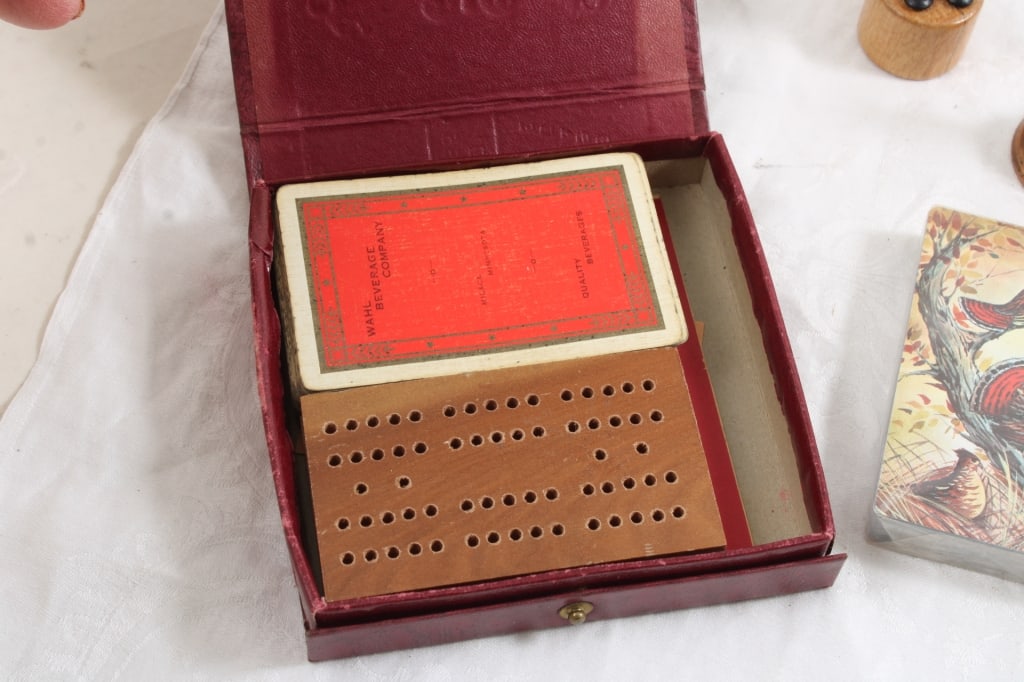 Cribbage Boards, Tru Vue Viewer, Cards, Bells - 3