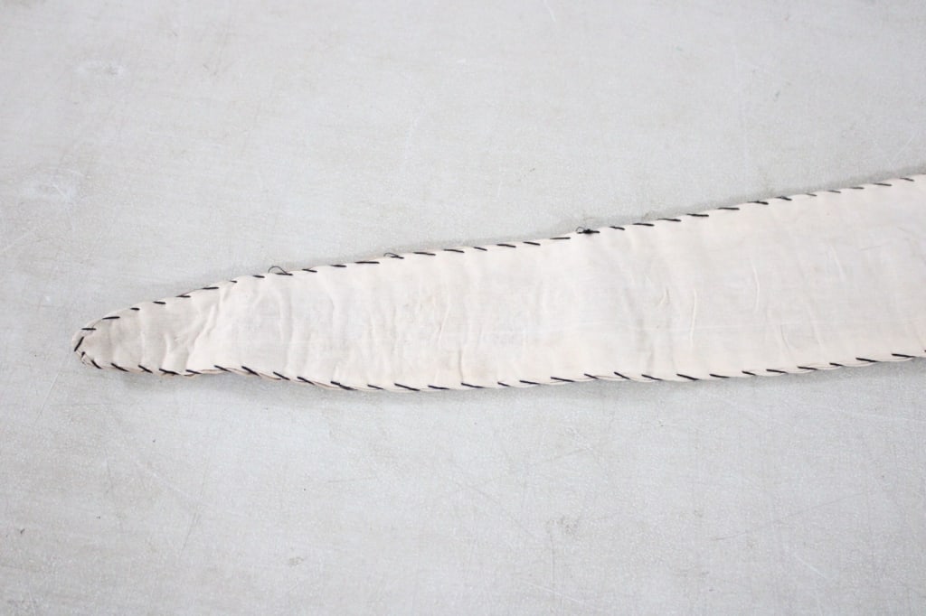 Tribal Yoruba Beaded Lizard Belt Sash - 12