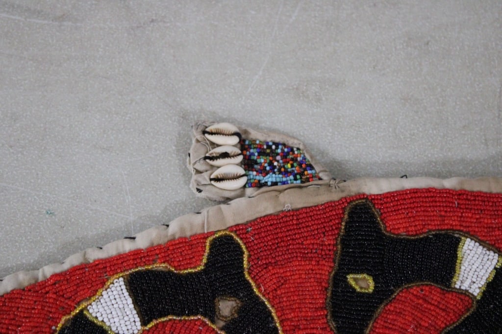 Tribal Yoruba Beaded Lizard Belt Sash - 6