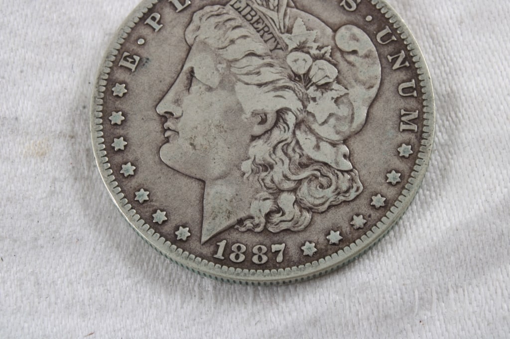 1887 O Morgan Silver Dollar - 3