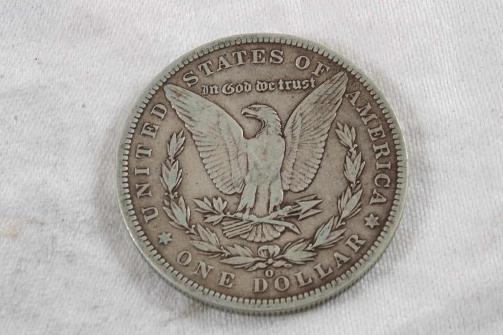 1887 O Morgan Silver Dollar - 4