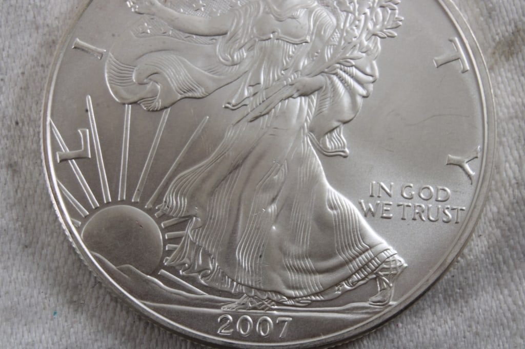 2007 1 Oz. Fine Silver Eagle - 3