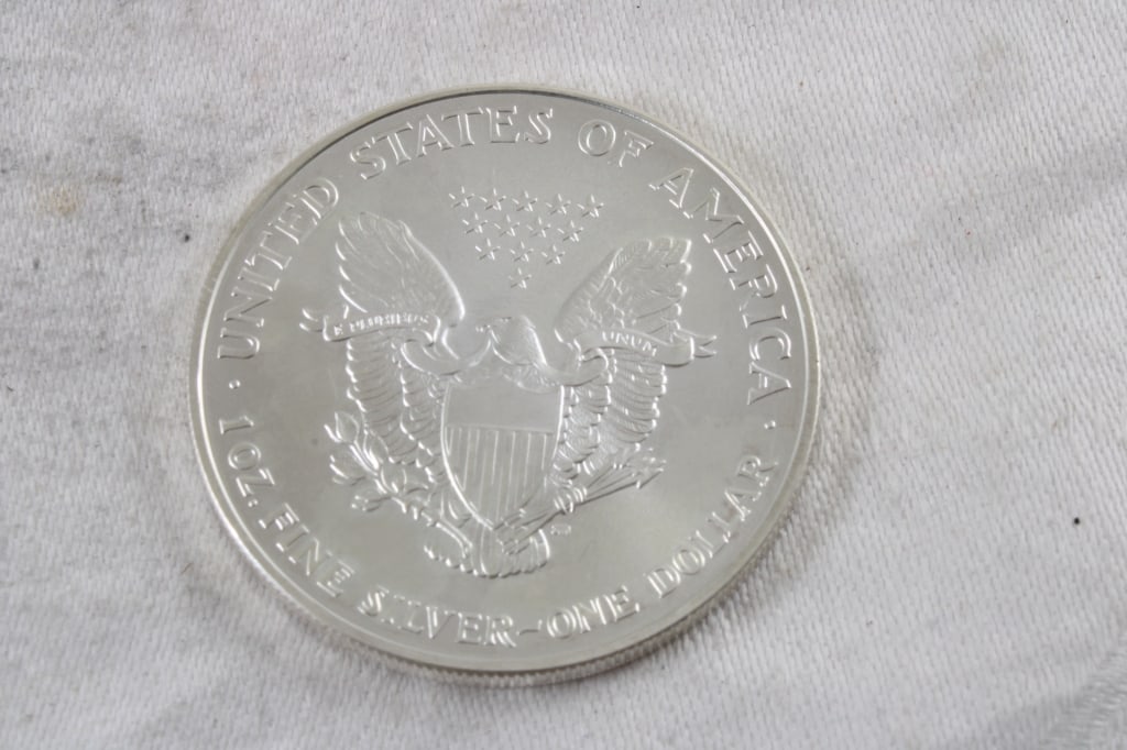 1 Oz. Fine Silver Eagle - 4