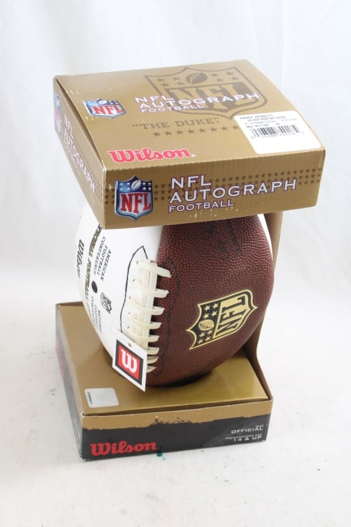 NFL Wilson Autograph Football Roger Goodell DUKE (1 of 12)