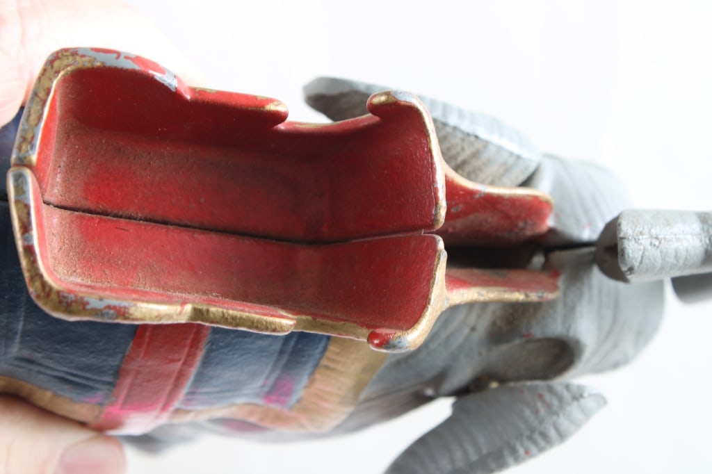 Cast Iron Circus Elephant Mechanical Bank - 11