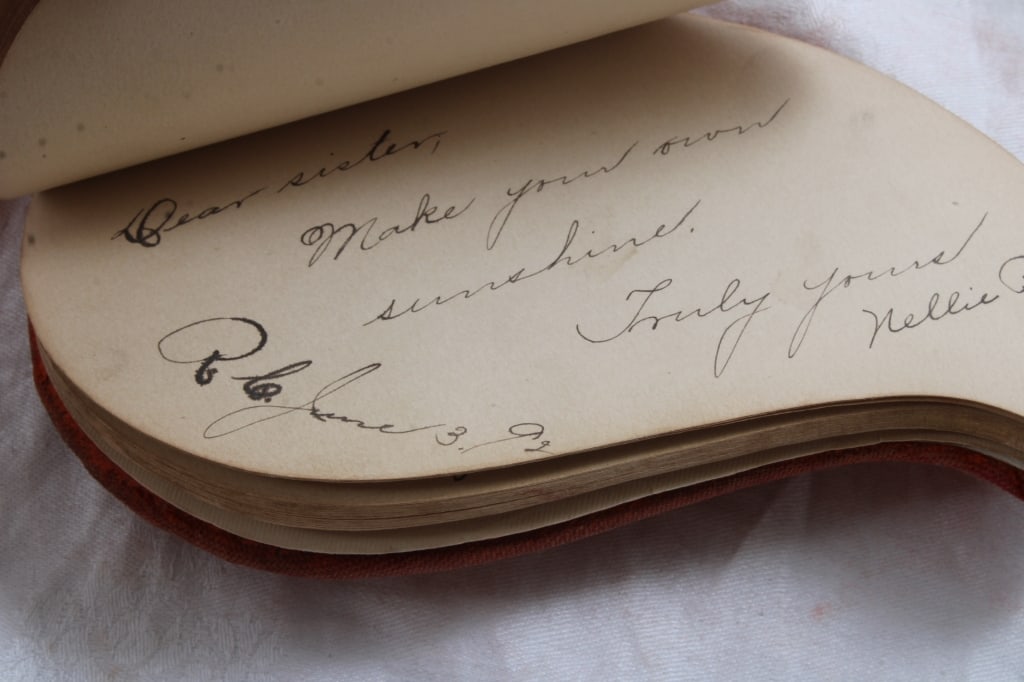 4 School Victorian 1890's Autograph Books - 16