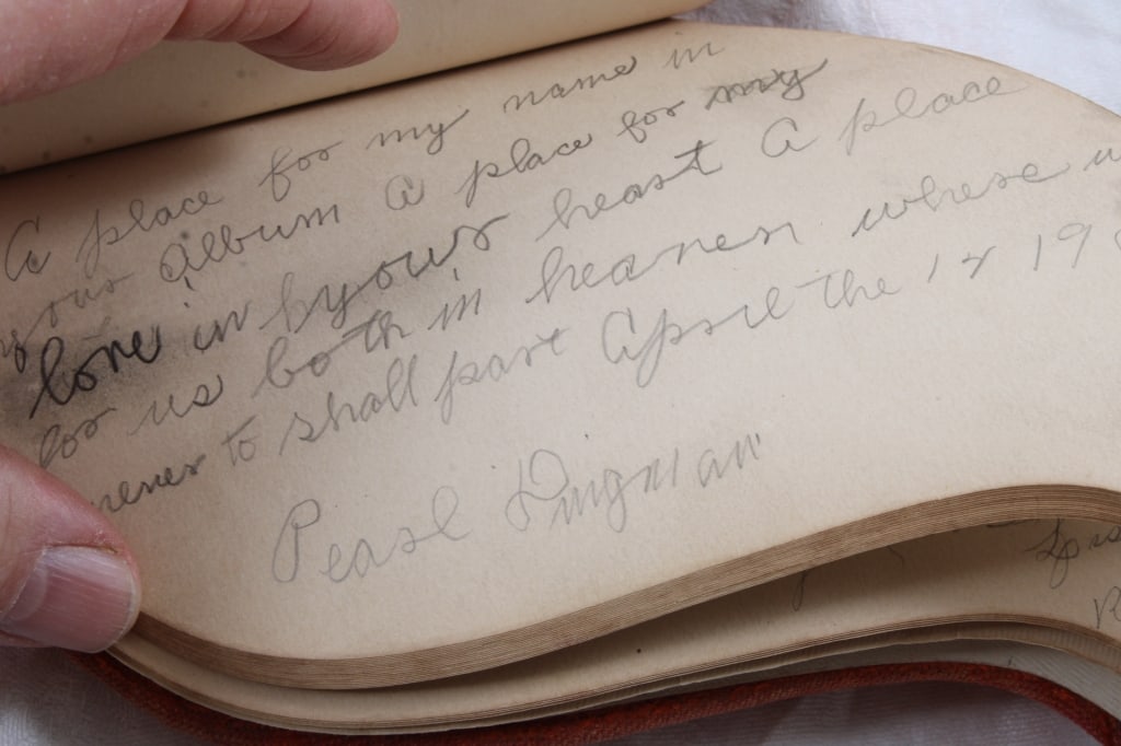 4 School Victorian 1890's Autograph Books - 17