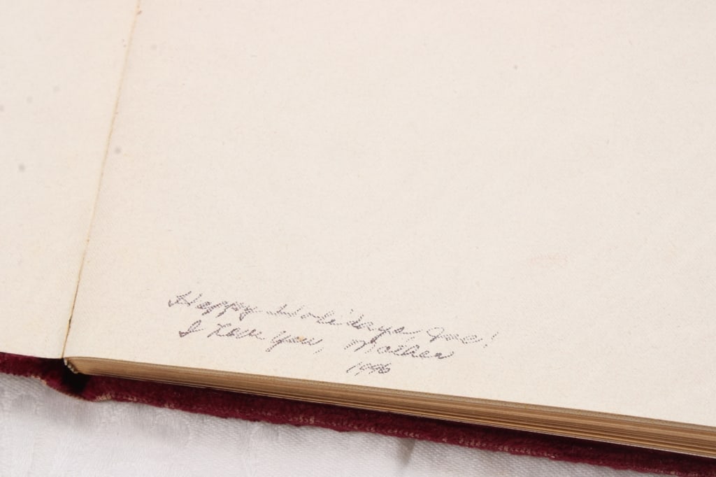 4 School Victorian 1890's Autograph Books - 3