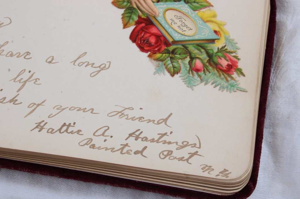 4 School Victorian 1890's Autograph Books - 8