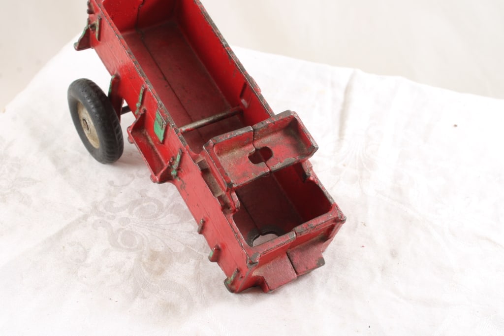 Arcade Cast Iron 2 Horse Wagon with Foil Label - 5