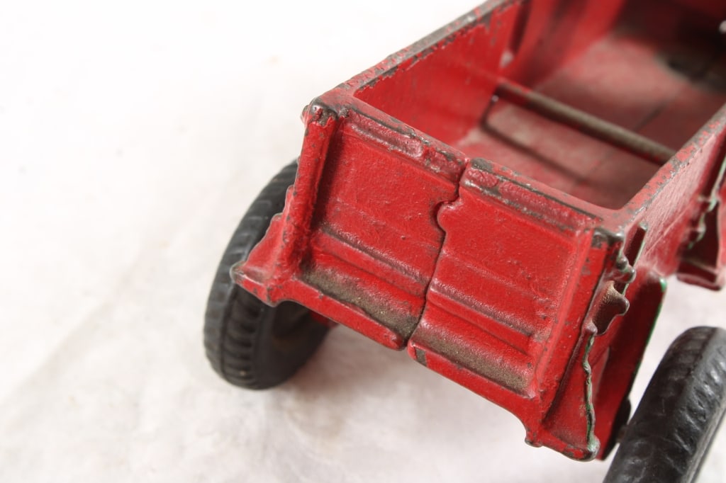 Arcade Cast Iron 2 Horse Wagon with Foil Label - 8