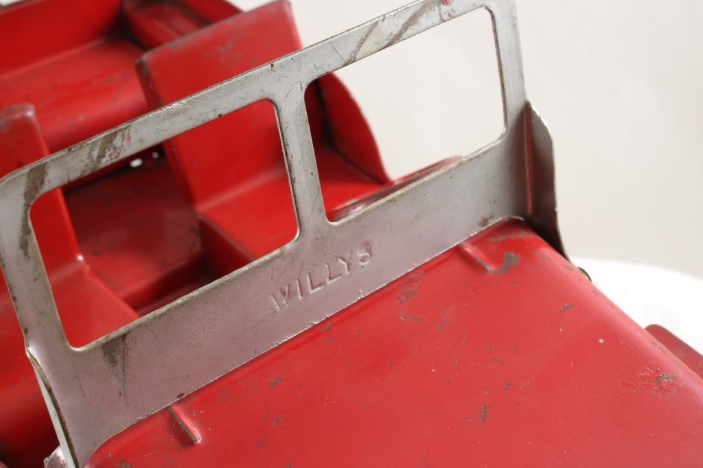 Marx Willy's Pressed Steel Jeep - 3