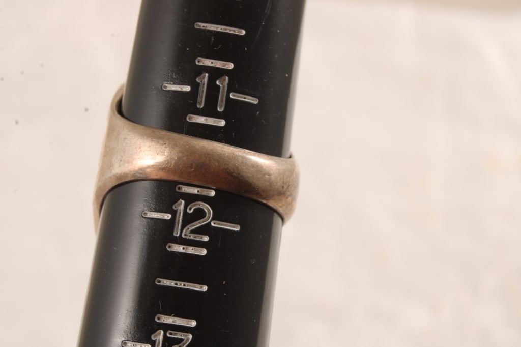 Antique Agate Denritic Sterling Silver Ring 14.5 G - 5