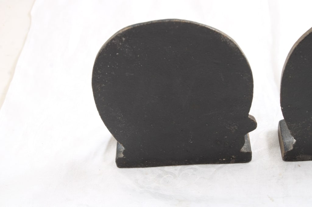 Pair Pirate Galleon Cast Iron Ship Bookends - 7