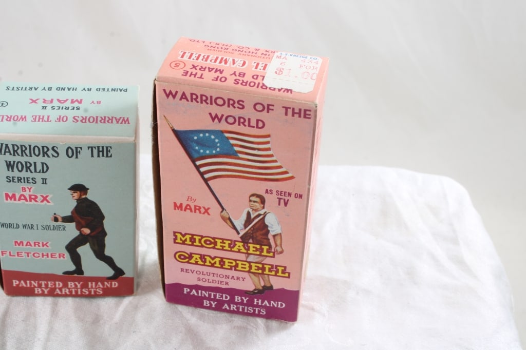 3 Warriors of the World by Marx in Original Boxes - 4