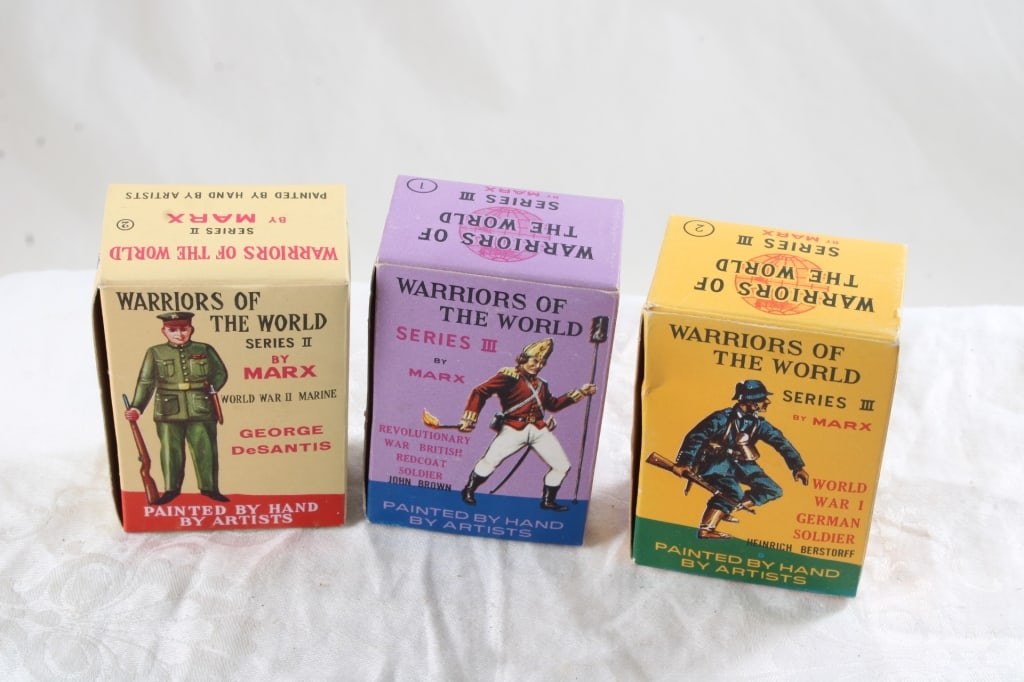 3 Warriors of the World by Marx in Original Boxes (1 of 7)
