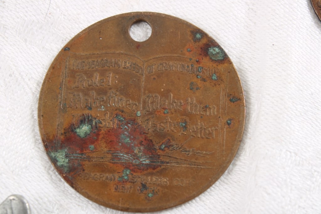 Dav, Pins, Dog License, Coat Check, Chevy Token - 16